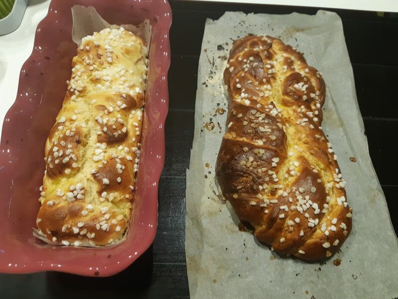 Cliquez pour zoomer ! Brioche tressée à la mie filante Thermomix par luminelle