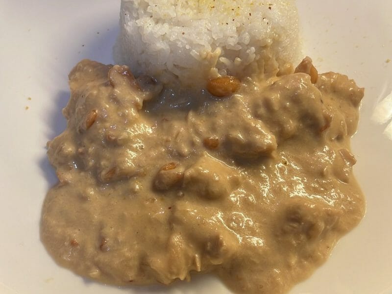 Cliquez pour zoomer ! Effiloché de poulet aux cacahuètes Thermomix par jahia