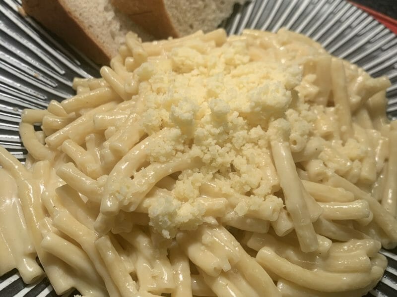 Cliquez pour zoomer ! Macaroni sauce Alfredo Thermomix par jahia