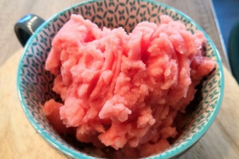 Cliquez pour zoomer ! Sorbet à la pastèque Thermomix par chichips