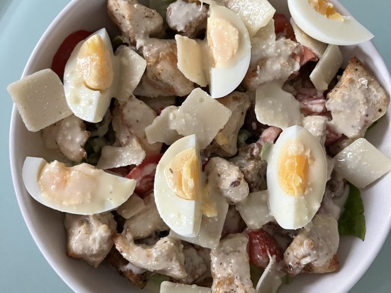 Cliquez pour zoomer ! Salade César Thermomix par matloly27350