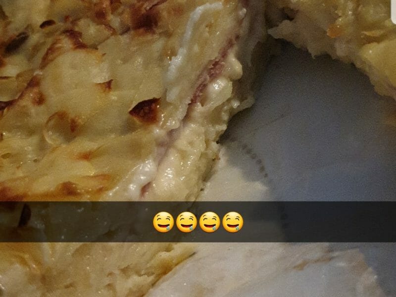 Cliquez pour zoomer ! Gâteau invisible raclette Thermomix par Princesse Licorne