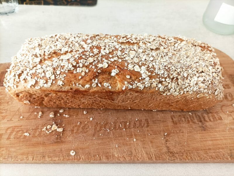 Cliquez pour zoomer ! Pain aux flocons d’avoine et au miel Thermomix par caropon31