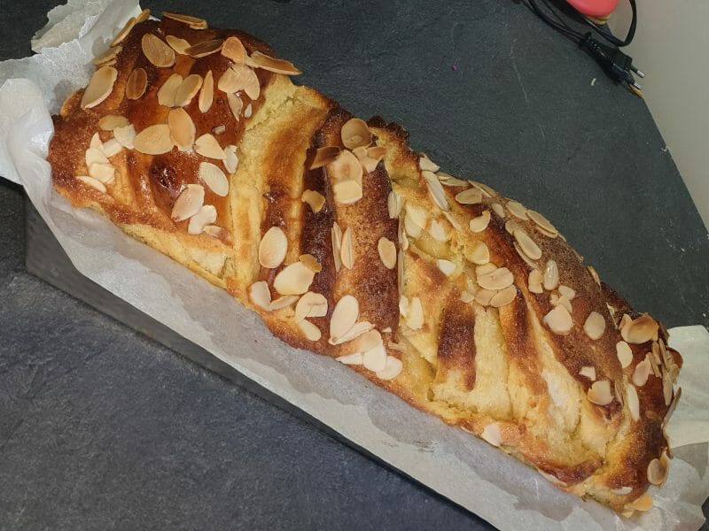Cliquez pour zoomer ! Brioche à la crème d’amande Thermomix par nouw80