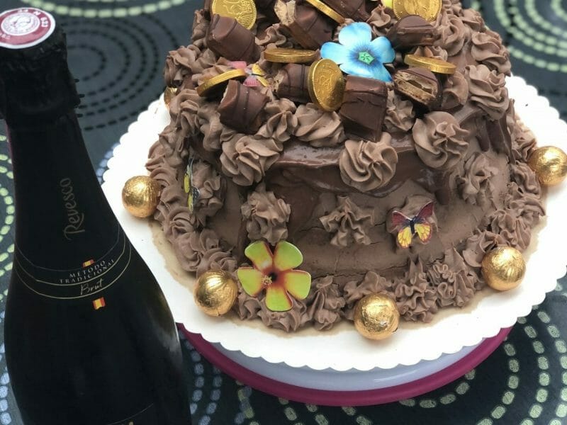 Cliquez pour zoomer ! Layer cake Kinder Bueno Thermomix par licornettte