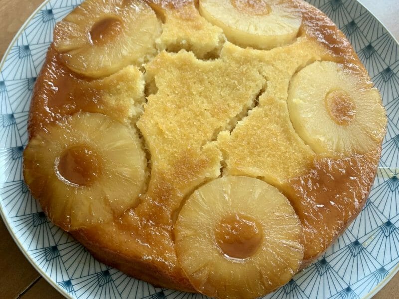 Cliquez pour zoomer ! Gâteau renversé à l’ananas Thermomix par vivine