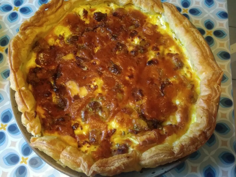 Cliquez pour zoomer ! Tarte à l’ail Thermomix par lorene24