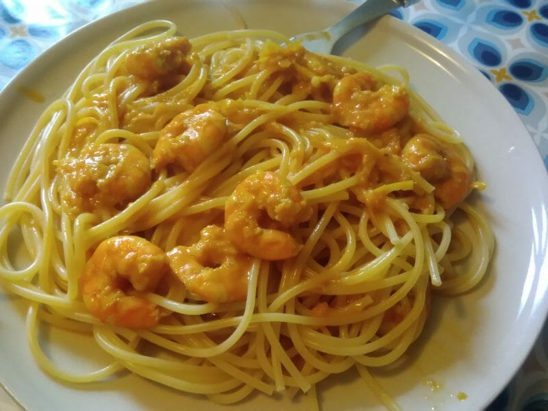 Cliquez pour zoomer ! Curry de crevettes au lait de coco Thermomix par lorene24