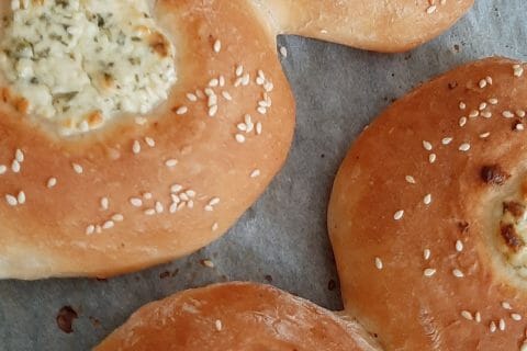 Cliquez pour zoomer ! Poğaça – Petits pains Turcs à la Feta au Thermomix