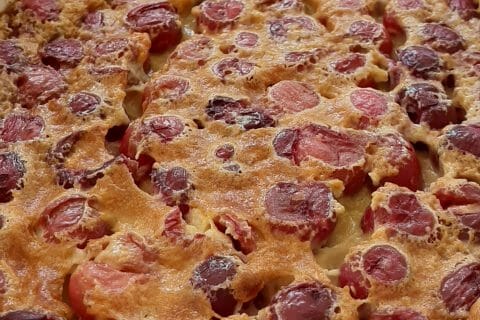 Cliquez pour zoomer ! Clafoutis aux cerises au Thermomix