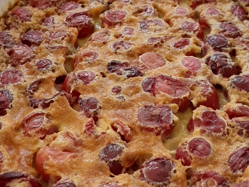 Cliquez pour zoomer ! Clafoutis aux cerises Thermomix par sevy38