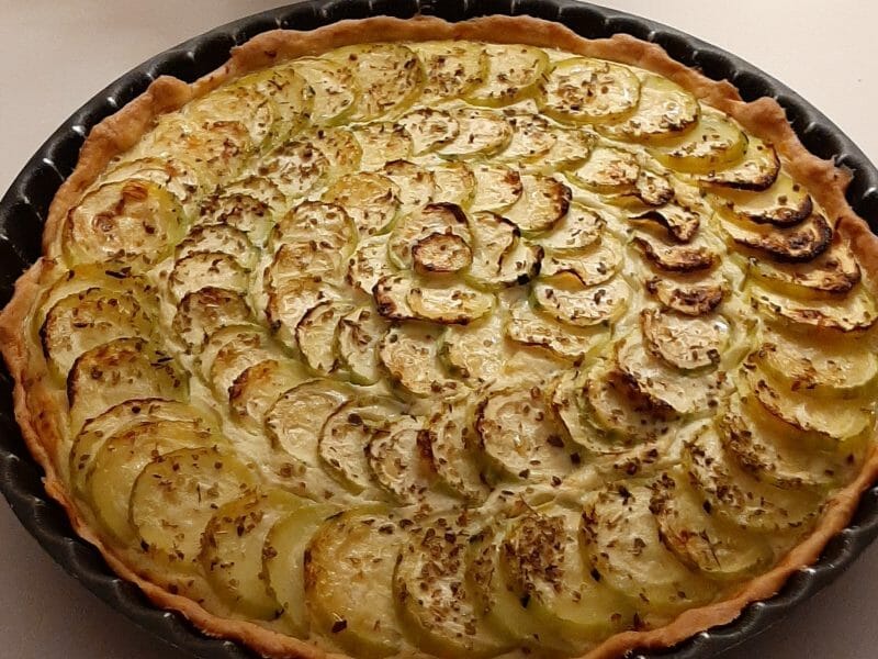 Cliquez pour zoomer ! Tarte courgettes et ricotta Thermomix par sevy38