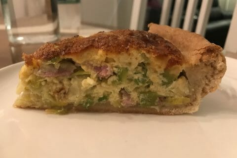 Cliquez pour zoomer ! Gâteau poireaux, lardons et fromage Thermomix par mpar05
