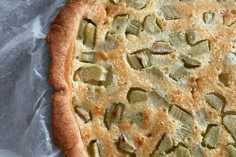 Cliquez pour zoomer ! Tarte à la rhubarbe Thermomix par NosilaM