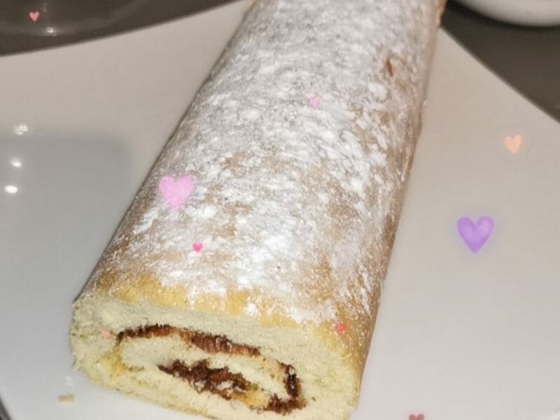 Cliquez pour zoomer ! Roulé au nutella Thermomix par madiha78