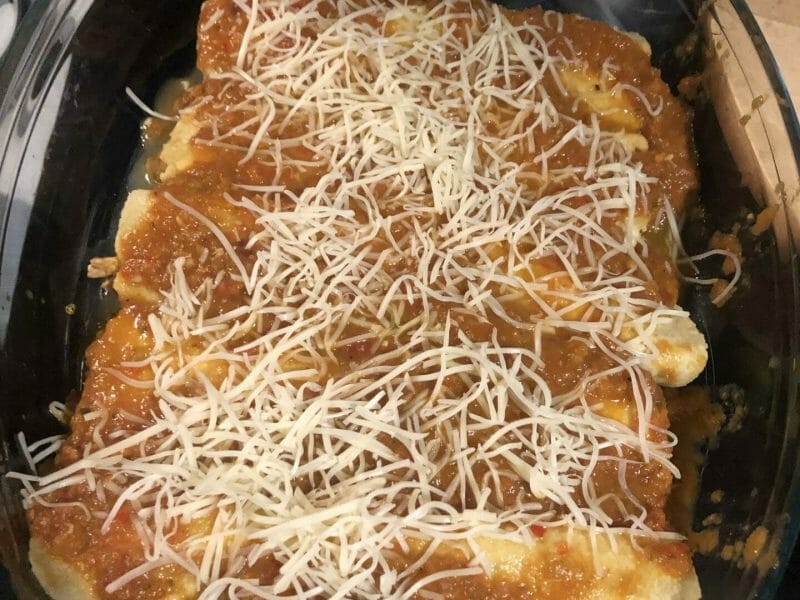 Cliquez pour zoomer ! Enchiladas au poulet Thermomix par bibi94