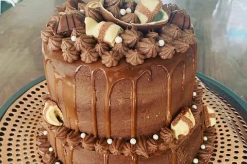 Cliquez pour zoomer ! Layer cake Kinder Bueno Thermomix par melanie3266