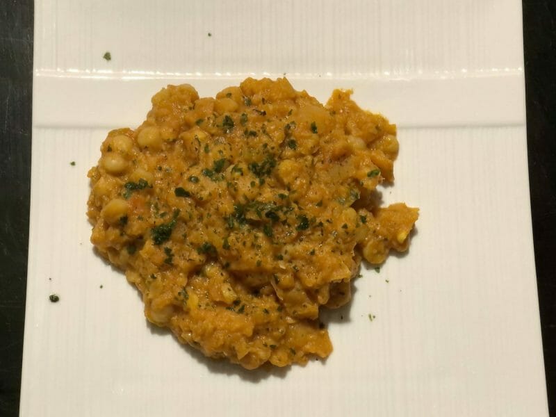 Cliquez pour zoomer ! Curry de pois chiches au lait de coco Thermomix par Bree