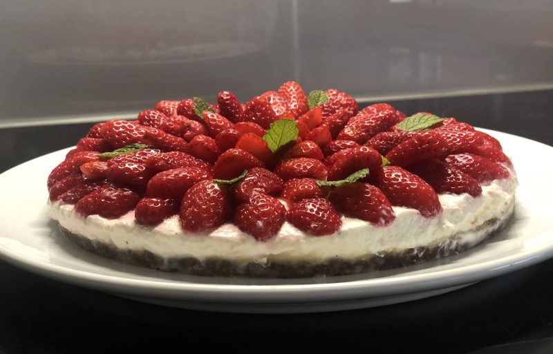 Cliquez pour zoomer ! Tarte aux fraises sans cuisson Thermomix par Bree