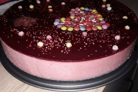 Cliquez pour zoomer ! Bavarois aux framboises Thermomix par liviange