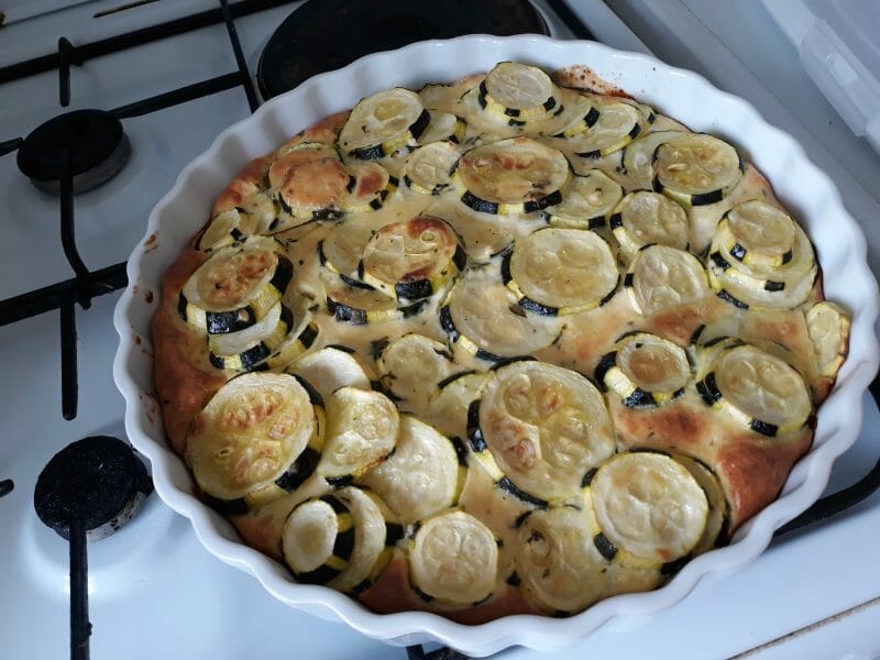 Cliquez pour zoomer ! Clafoutis courgettes et feta Thermomix par neuneualex
