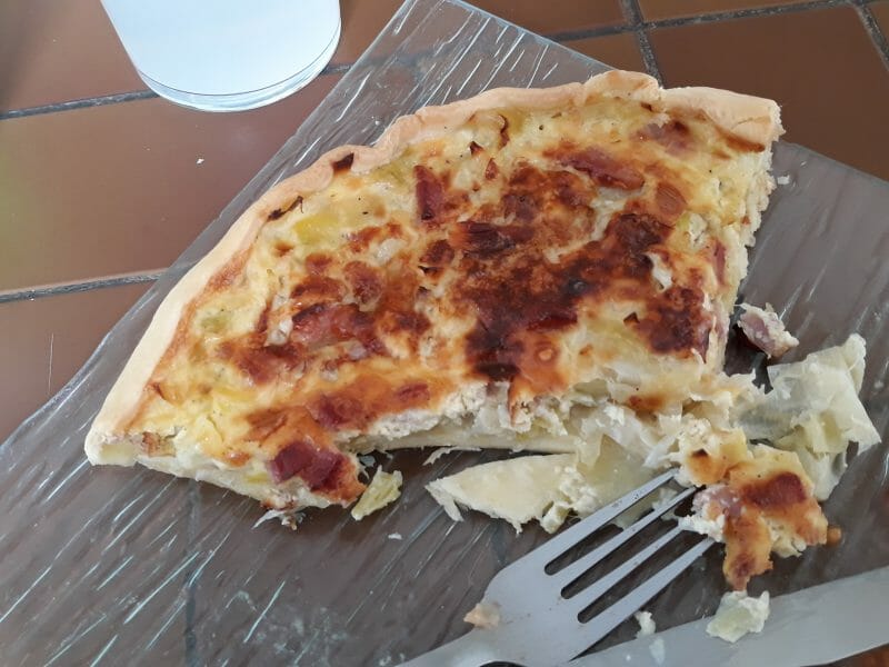 Cliquez pour zoomer ! Tarte aux poireaux et gorgonzola Thermomix par neuneualex