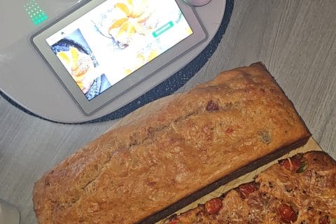 Cliquez pour zoomer ! Cake tomates mozzarella et lardons Thermomix par tiffanythierry0515