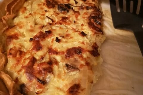 Cliquez pour zoomer ! Zwiebelkuchen – gâteau aux oignons au Thermomix