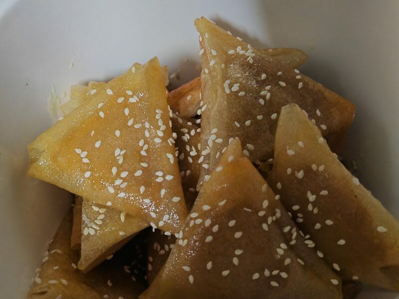 Cliquez pour zoomer ! Briouates aux amandes Thermomix par Poudre de perle