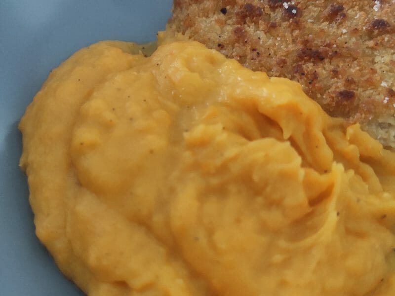 Cliquez pour zoomer ! Purée de patates douces au lait de coco Thermomix par Audo