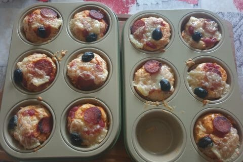 Cliquez pour zoomer ! Muffins salés façon pizza Thermomix par stephane62