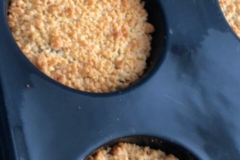 Cliquez pour zoomer ! Crumble poulet, courgettes et parmesan Thermomix par 𝚂𝚒𝚑𝚊𝚖