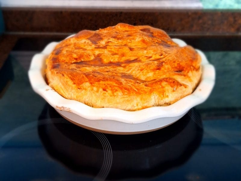 Cliquez pour zoomer ! Tourte aux cuisses de canard confites et champignons Thermomix par abuelita