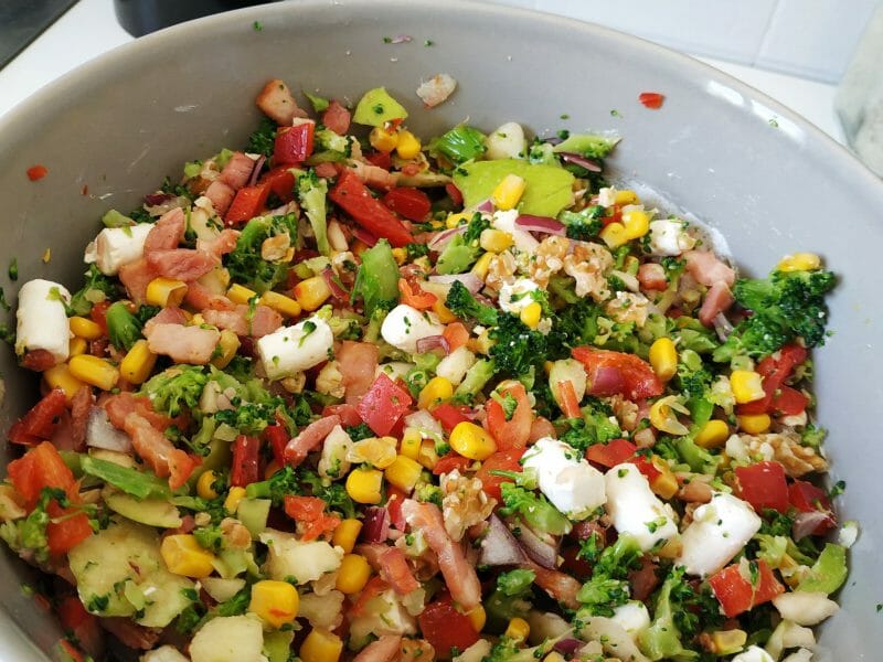 Cliquez pour zoomer ! Salade de brocolis Thermomix par nessca