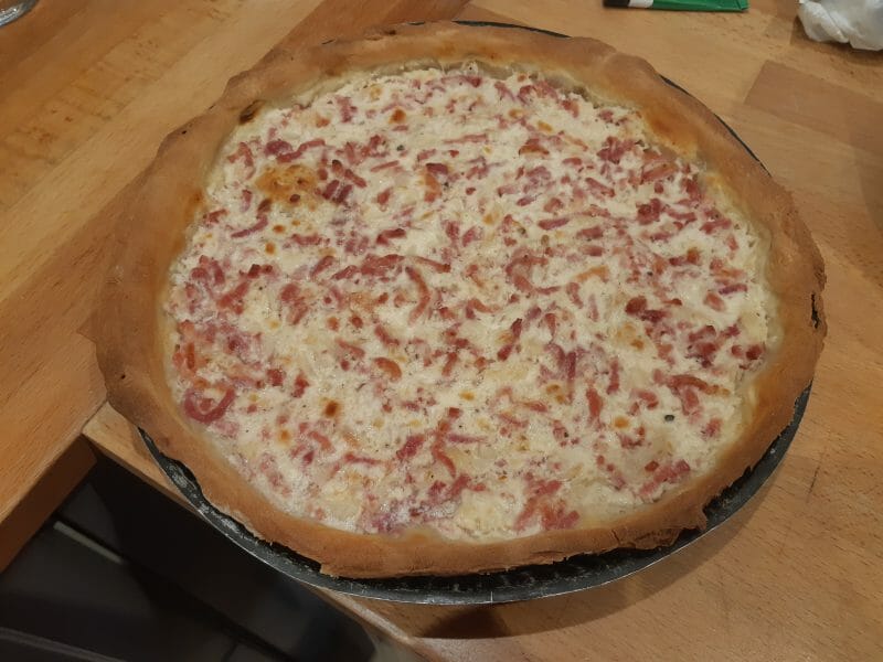 Cliquez pour zoomer ! Flammekueche traditionnelle Thermomix par stephine62