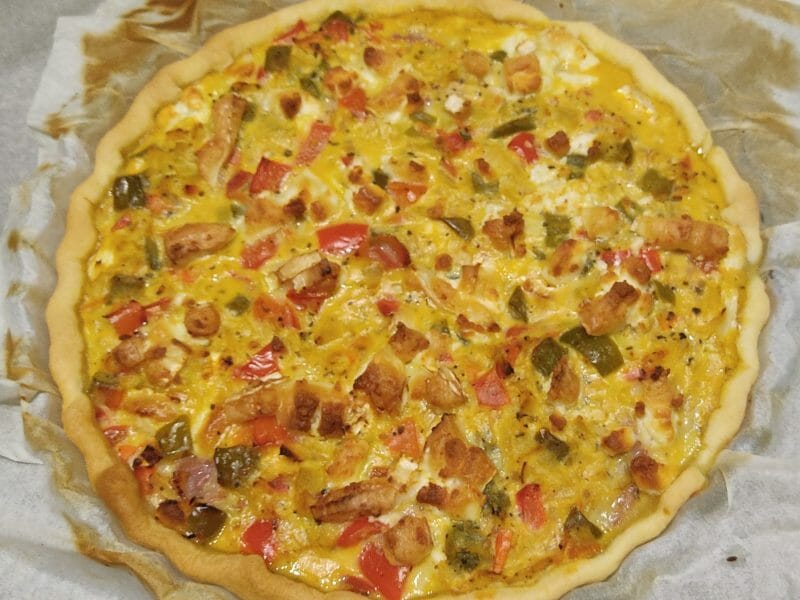 Cliquez pour zoomer ! Tarte salée aux légumes d’été Thermomix par mdiesel21