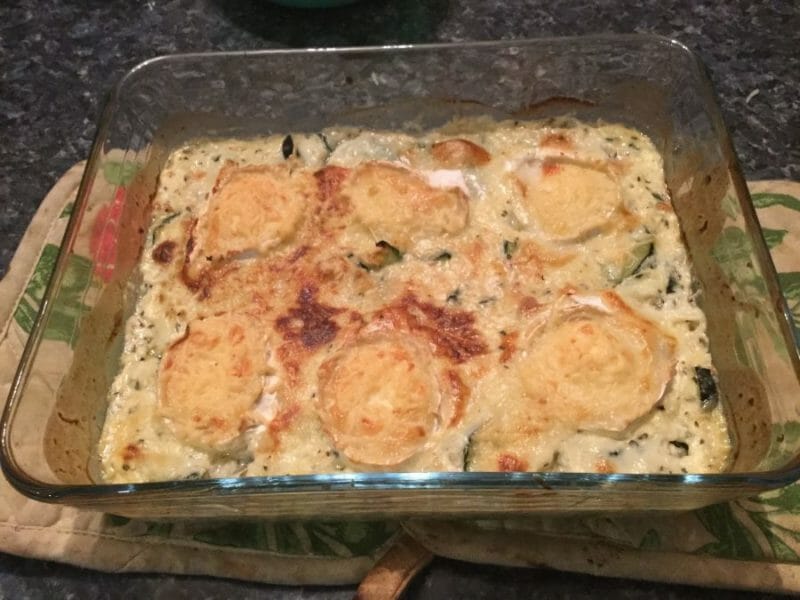 Gratin de courgettes au chèvre au Thermomix Cookomix