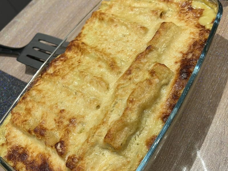 Cliquez pour zoomer ! Cannelloni au thon et à la crème de courgettes Thermomix par Ju🌺