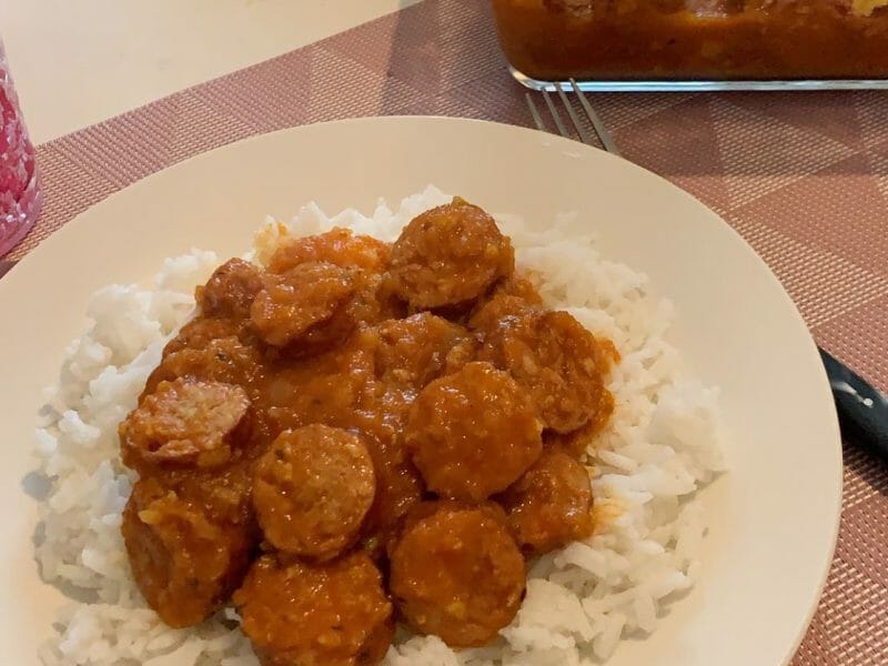 Cliquez pour zoomer ! Rougail saucisse Thermomix par Ju🌺