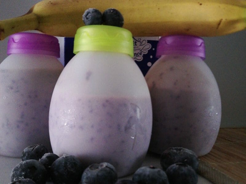 Cliquez pour zoomer ! Milk-shake fraise banane Thermomix par lilie