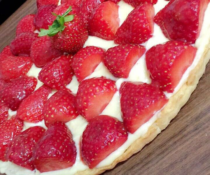 Cliquez pour zoomer ! Tarte aux fraises Thermomix par lehaazineb