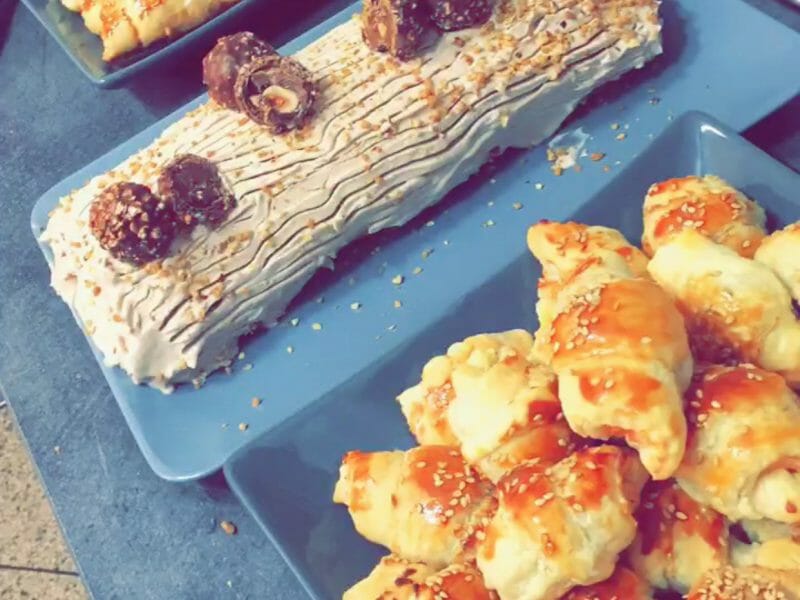 Cliquez pour zoomer ! Bûche Ferrero Rocher Thermomix par lehaazineb