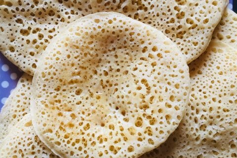 Cliquez pour zoomer ! Baghrir – Crêpes mille trous Thermomix par chayaa