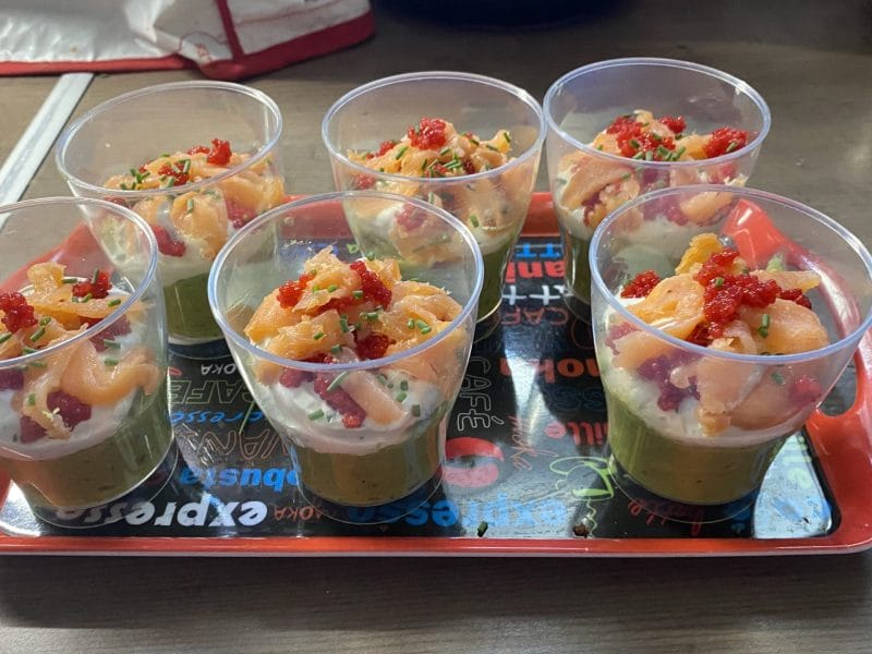 Cliquez pour zoomer ! Verrines saumon avocat Thermomix par blanche