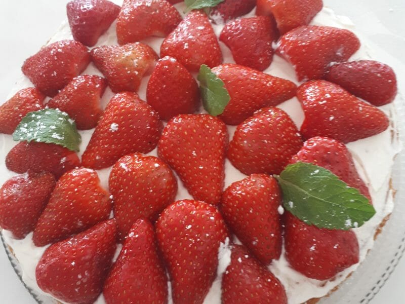 Cliquez pour zoomer ! Shortcake aux fraises Thermomix par Kinziger