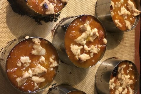 Cliquez pour zoomer ! Crumble aux abricots Thermomix par DECHANET