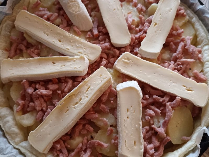 Cliquez pour zoomer ! Tarte aux pommes de terre et lardons Thermomix par nadouille21