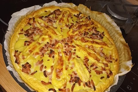 Cliquez pour zoomer ! Tarte aux pommes de terre et lardons Thermomix par nadouille21