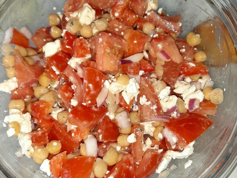 Cliquez pour zoomer ! Salade de pois chiches Thermomix par nadouille21