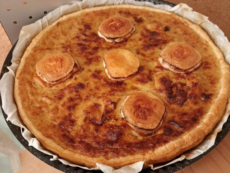 Cliquez pour zoomer ! Tarte aux échalotes et au chèvre Thermomix par nadouille21